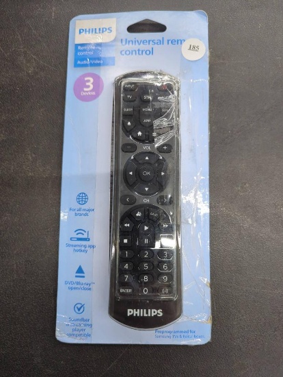 Philips Universal Remote Control in Open Packaging