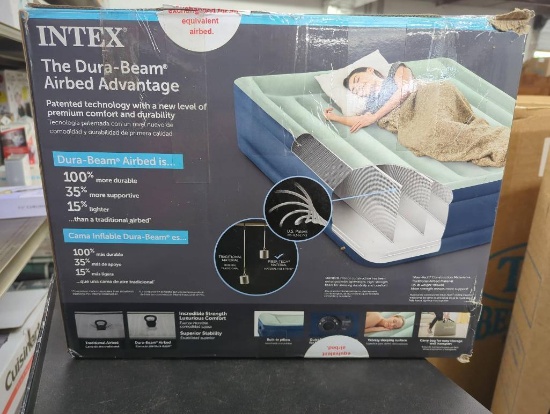 Intex Dura-Beam Mid-Rise Airbed With Internal Pump