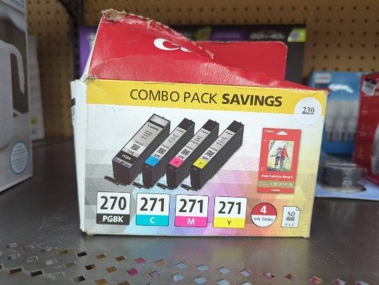 Canon 270 and 271 Ink Cartridge Combo Pack