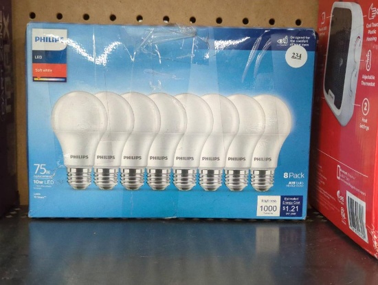 Philips 8-Pack 75W Equivalent LED Soft White Bulbs