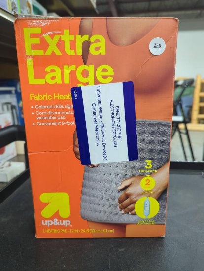 Extra Large Up & Up Fabric Heating Pad, Open Box
