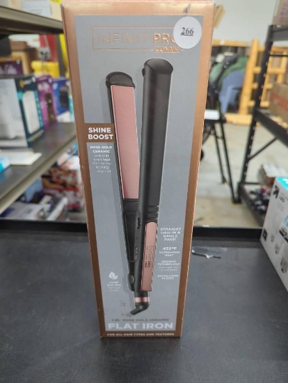 InfinitiPRO by Conair Rose Gold Ceramic Flat Iron