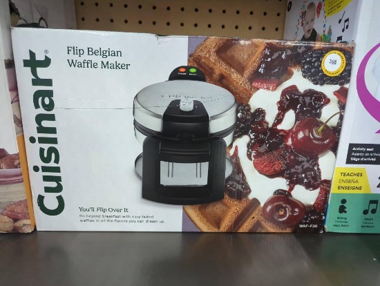 Cuisinart Flip Belgian Waffle Maker in Open Box