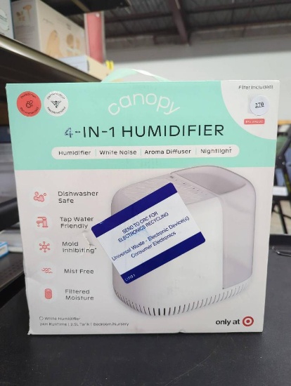 Canopy 4-in-1 Humidifier With Open Box