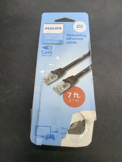 Philips 7-Ft Cat6 Ethernet Cable in Open Box