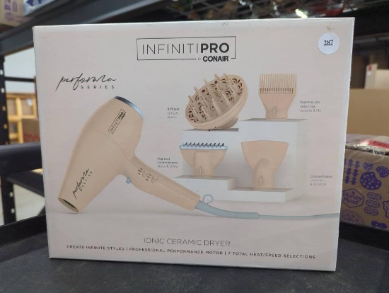InfinitiPRO by Conair Hair Dryer with Attachments