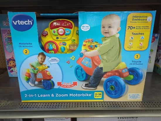 VTech 2-in-1 Learn & Zoom Motorbike (12-36 Months)