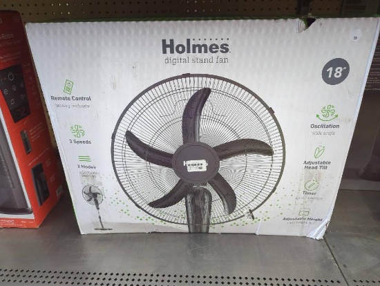 Holmes 18-Inch Digital Stand Fan with Remote Control