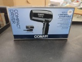Conair 1875 Watt Compact Dryer, Lightweight & Portable