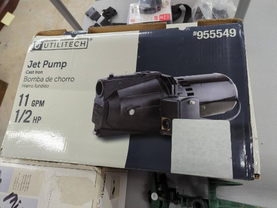 Utilitech Cast Iron Jet Pump, Model #955549, 11 GPM, 1/2 HP