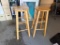 Wooden Bar Stools, 13 in x 29 in