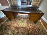 Mid-Century Modern Executive Desk with Raised Work Surface