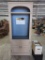 Wooden Display Cabinet With Shelves and Cabinet Doors