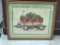 Framed Print of Western Flyer Wagon with Greenery by Salata