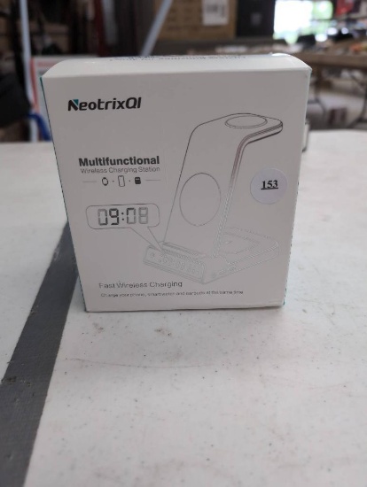 NeotrixQI Multifunctional Wireless Charging Station with Open Box