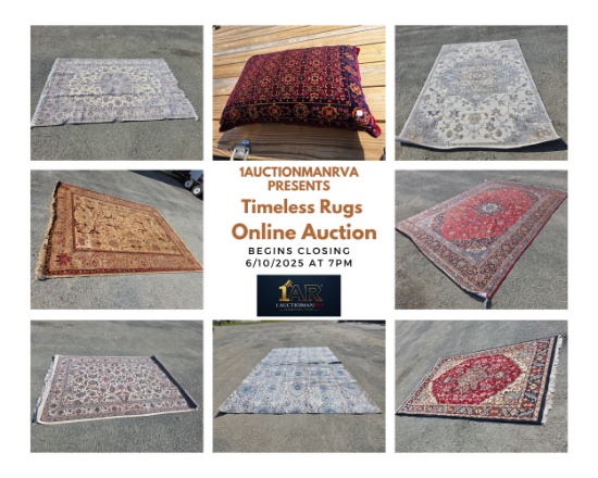 1AuctionmanRVA's Timeless Rugs Online Auction