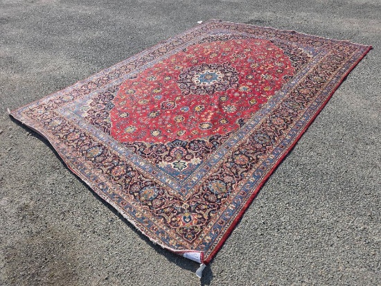 Handwoven Persian Rug, 166 1/2x117, Wool Construction
