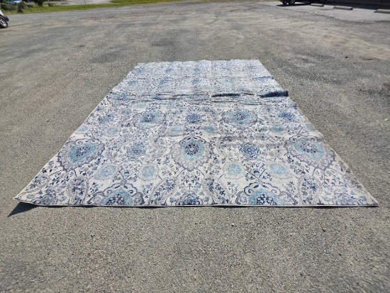 Madison Home Madison Collection 12 x 15 Area Rug in White/Marine