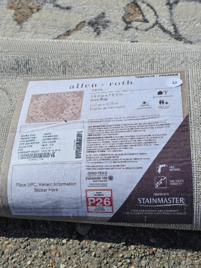 Allen + Roth Tess Area Rug 5 ft 2 in x 7 ft 2 in