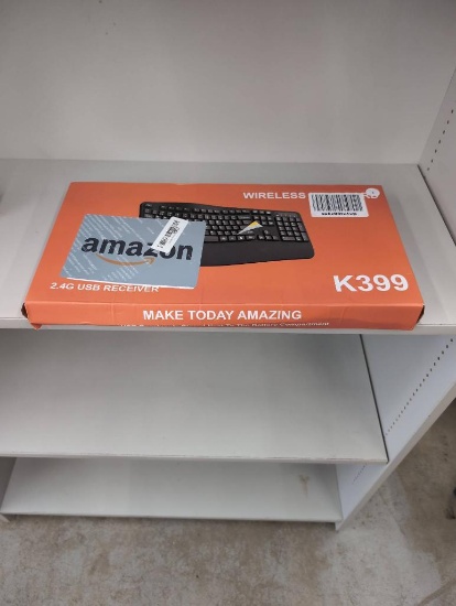 Wireless Keyboard K399 with 2.4G USB Receiver  Open Box