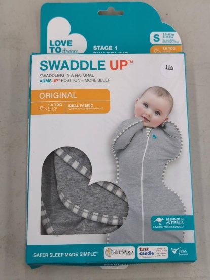 Love To Dream Swaddle Up Stage 1 Original, Size Small