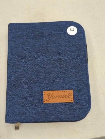 Blue Yarnis Zip-Closure Organizer Pouch