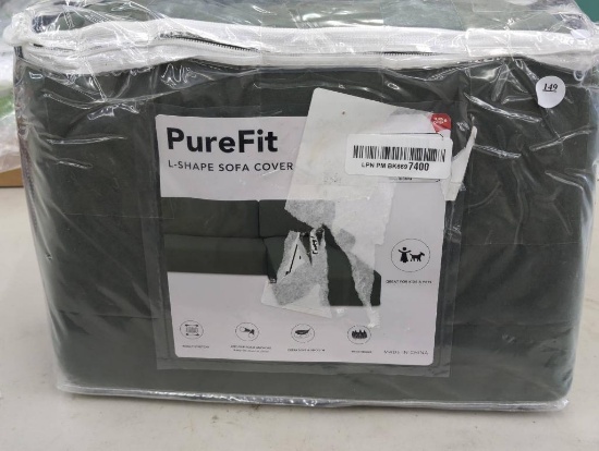 PureFit L-Shape Sofa Cover in Original Packaging