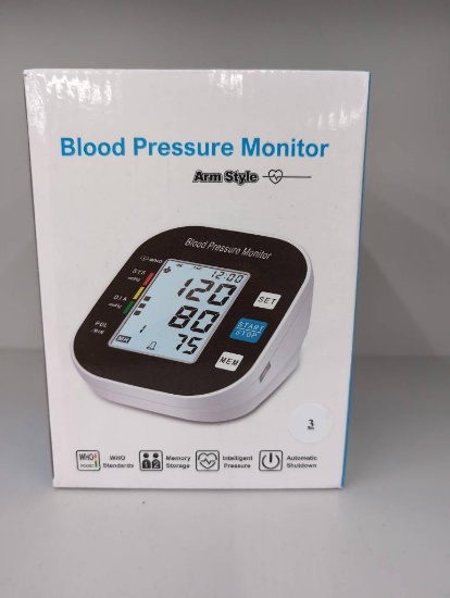 Arm Style Blood Pressure Monitor with Digital Display