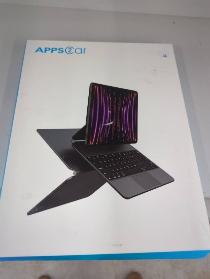 Apps2Car Keyboard Case for iPad, Open Box