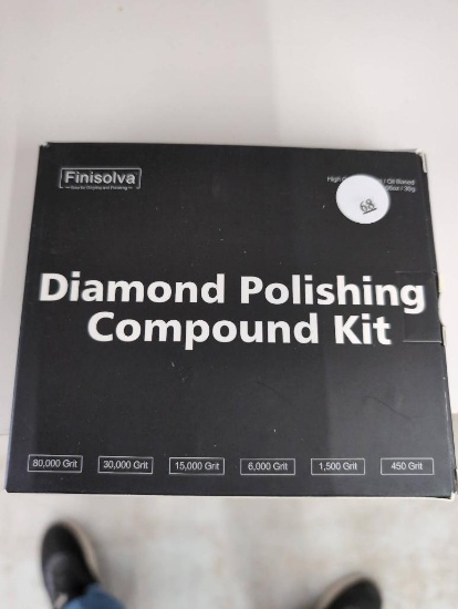 Finisolve Diamond Polishing Compound Kit with Multiple Grit Levels