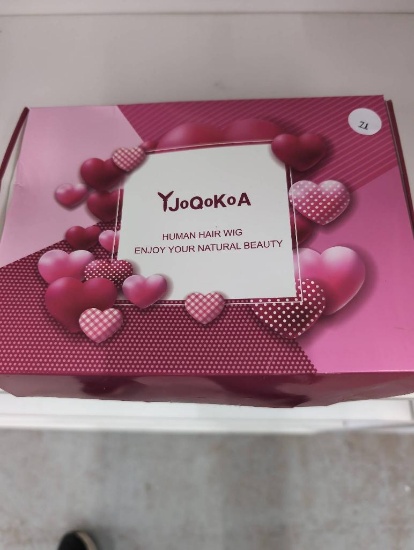 YJooKooA 100% Human Hair Wig in Blonde Color