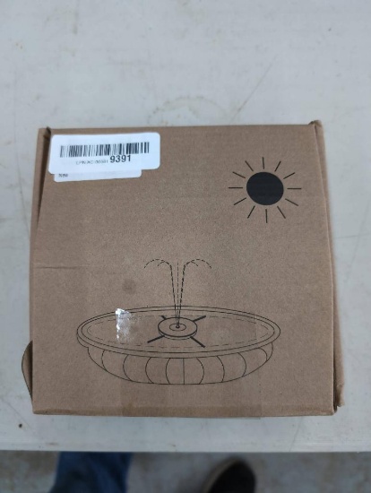 Solar-Powered Floating Fountain Pump for Outdoor Use