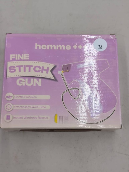 Hemme Fine Stitch Gun with Accessories and Box