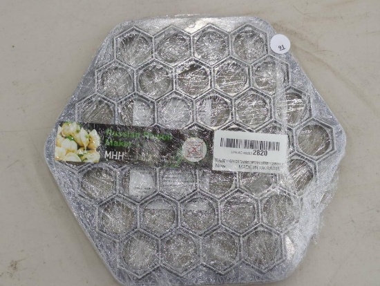 Russian Ravioli Maker Hexagonal Mold in Open Package