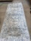 Uphome Washable Runner Rug 2.58, Blue, Boho Traditional Floral Design