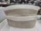 Two Woven Rope Storage Baskets Without Box