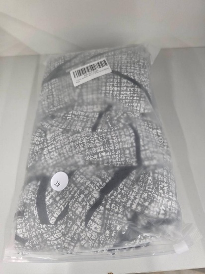 Bar Chair Covers in Black and White Pattern