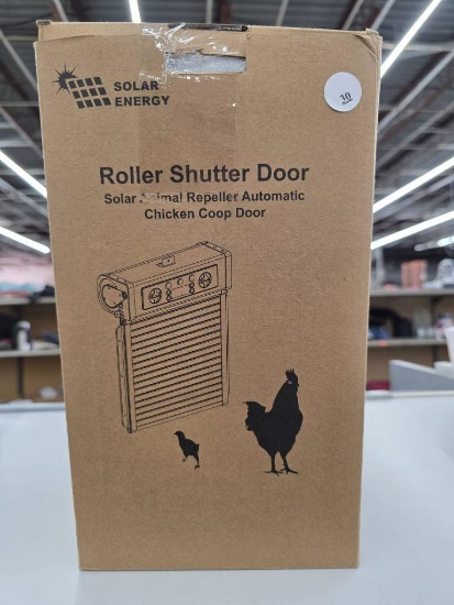 Solar Energy-Powered Roller Shutter Door for Chicken Coop