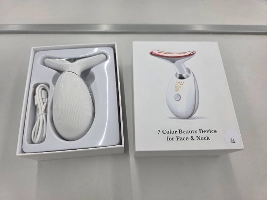7-Color Beauty Device for Face & Neck, Open Box
