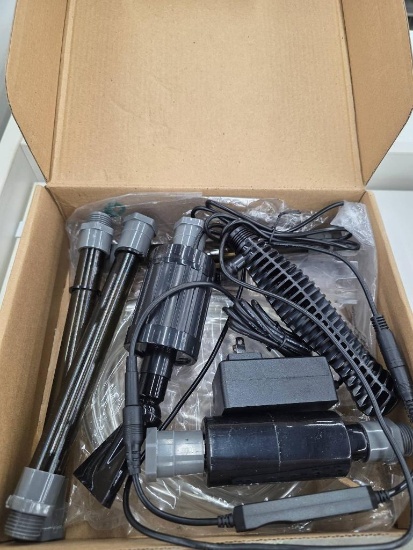 Aquarium UV Sterilizer Kit with Accessories in Open Box