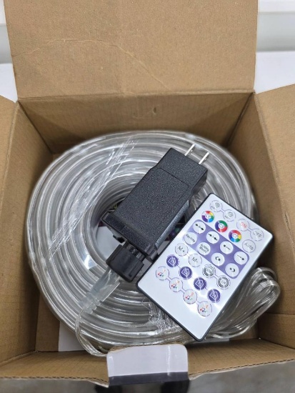 15M LED Strip Lights with Remote and Adapter for Indoor/Outdoor Use