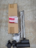 Adjustable Stainless Steel Pole with Mounting Clamp and Accessories