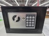 Small Electronic Safe With Dead Battery and Key Possibly Inside