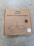 AMTime Solar Fountain Pump in Original Box