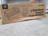 Onify Bamboo Couch Cup Holder  Set of 2