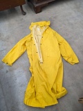 RainMaster Yellow PVC/Polyester Raincoat, Size XL