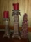 2 Candle Holders and 15-Inch Decorative Tree,