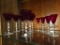 10 Cordial Glasses, Ruby Red,