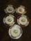 5 Myott Staffordshire England China Plates, Chintz Bird Pattern, 9-Inch