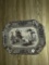 Ironstone Transferware Platter by Clemmenson, 14 Inches